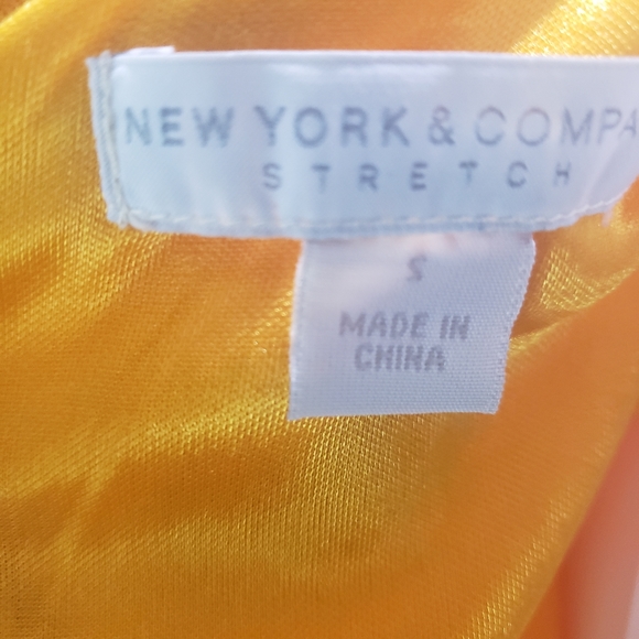 New York & Company mustard color size small dress - Picture 2 of 2